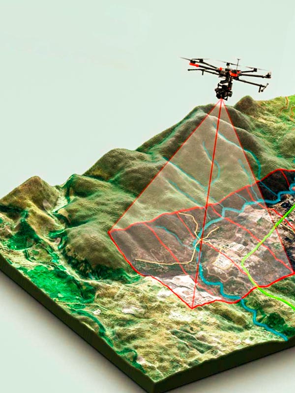 Topografía con drones en Asturias